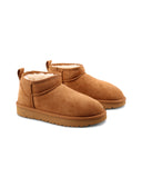 Stivaletto scamosciato con pelo donna