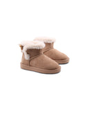 Stivaletto scamosciato con pelo bimba