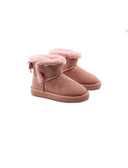 Stivaletto scamosciato con pelo bimba