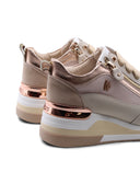 Sneaker con zeppa da donna