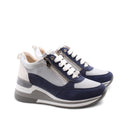 Sneaker con zeppa da donna