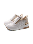 Sneaker con zeppa da donna