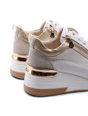 Sneaker con zeppa da donna