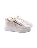 Sneaker platform donna con zip laterale