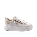 Sneaker platform donna con zip laterale