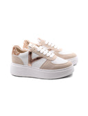 Sneaker platform da donna con glitter