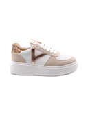 Sneaker platform da donna con glitter