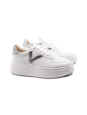 Sneaker platform da donna con glitter