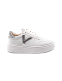 Sneaker platform da donna con glitter
