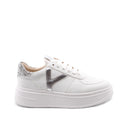 Sneaker platform da donna con glitter
