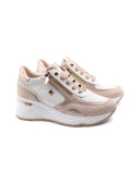 Sneaker con zeppa da donna