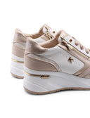Sneaker con zeppa da donna