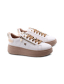 Sneaker platform gioiello con zip donna