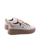 Sneaker platform gioiello con zip donna
