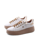 Sneaker platform gioiello con zip donna
