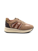 Sneaker donna con dettagli animalier