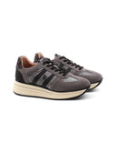 Sneaker donna con dettagli animalier