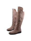 Stivale alto scamosciato da donna