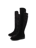 Stivale alto scamosciato da donna