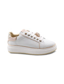 Sneaker gioiello con dettagli oro donna