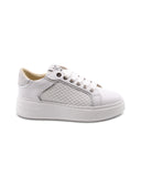 Sneaker platform bianca da donna