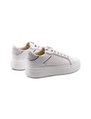 Sneaker platform bianca da donna