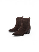 Stivaletto texano con zip laterale