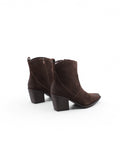 Stivaletto texano con zip laterale