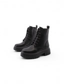 Anfibio nero con suola platform donna