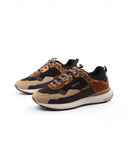 Sneaker con dettagli animalier da donna
