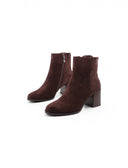 Ankle boot con tacco a blocco da donna