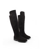 Riding boots nero con zip laterale