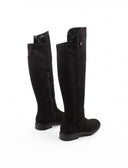 Riding boots nero con zip laterale