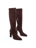 Stivale con gambale elasticizzato donna