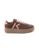 Sneaker scamosciata marrone da donna
