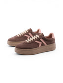 Sneaker scamosciata marrone da donna