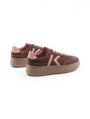 Sneaker scamosciata marrone da donna