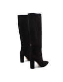 Stivale con tacco alto e zip da donna