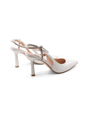 Décolleté slingback gioiello da donna