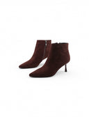Ankle boot con tacco a rocchetto donna