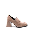 Mocassino con tacco da donna