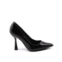 Décolleté a punta in vernice da donna