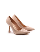 Décolleté a punta in vernice da donna