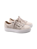 Sneaker con zip laterale da donna