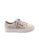 Sneaker con zip laterale da donna