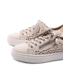 Sneaker con zip laterale da donna