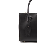 Lara borsa a mano nera in pelle donna