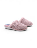 Morbide pantofole con fiocchetto donna