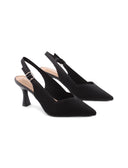 Décolleté slingback in maglia da donna