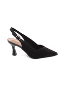 Décolleté slingback in maglia da donna